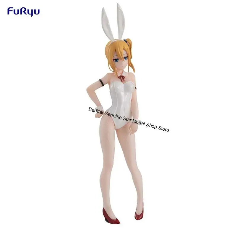 Фото В наличии: Фигурка FuRyu BiCute Bunnies Kaguya-sama: Love Is War — Хаясака Ай, Фудживара Чика, Шиномия Кагуя в образе белой девушки-кролика (подарочная фигурка) №3