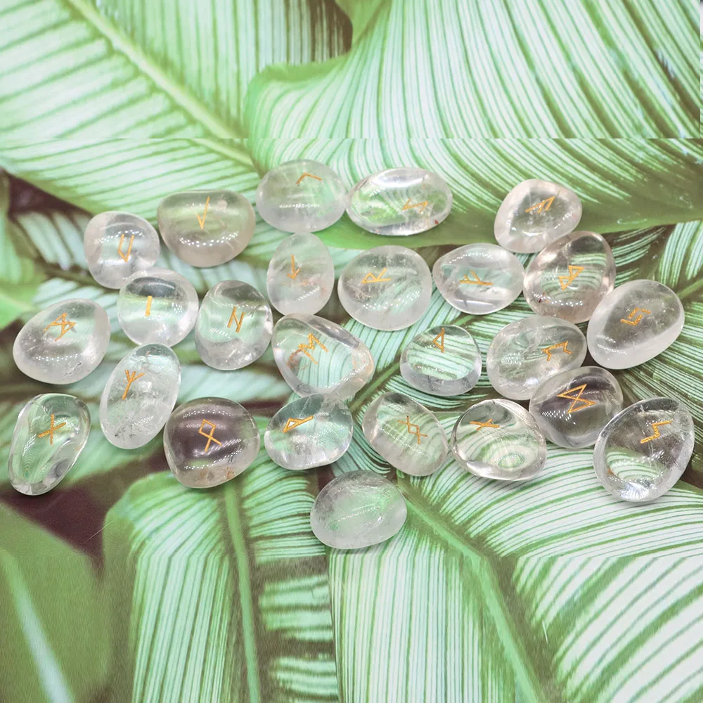 

Руны из кварца 25 шт.