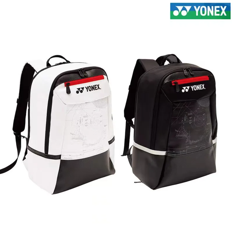 Original YONEX New Korea 2023 Spring Men Women Couple Version Drawing Color Matching Shoulder Badminton Bag 4Pcs Racket Backpack