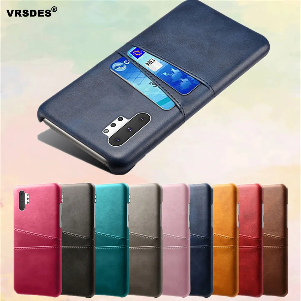 

Credit Card Case Vintage PU Leather Wallet Case For Samsung Galaxy Note 20 Ultra 10 Plus S22 S21 S20 S8 S9 S10 Plus Note 10 9 8