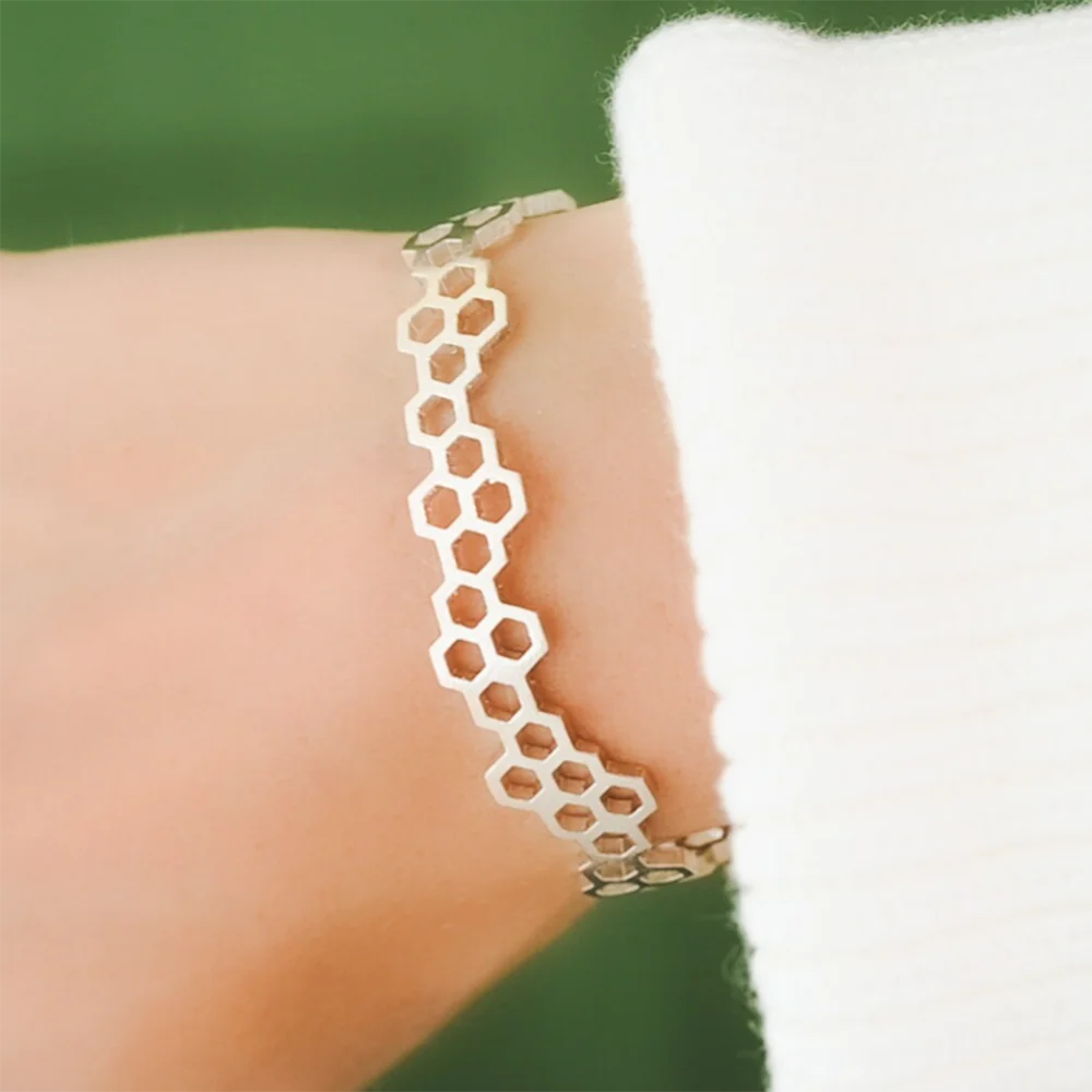 Шестиугольная звезда • минималистичные украшения милый браслет ювелирные