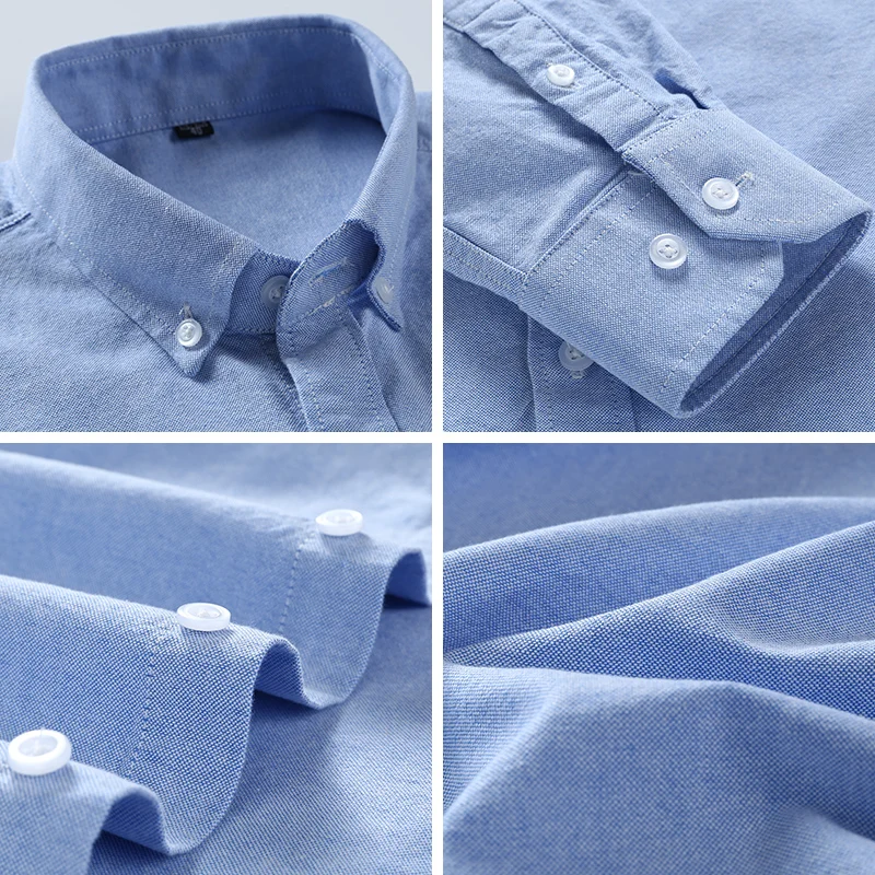 Мужская рубашка-блуза с длинным рукавом 100% хлопок размеры до 5xl | одежда
