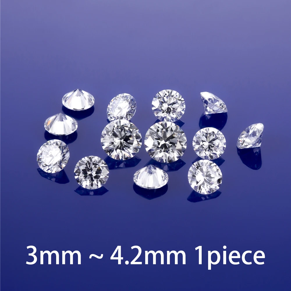 

3mm 3.5mm 4mm Loose Lab Diamonds Melee DEF VVS VS HPHT Man Made