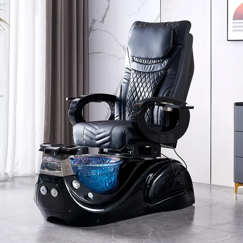 Электрическое кресло для ног салона маникюра роскошное массажное педикюра