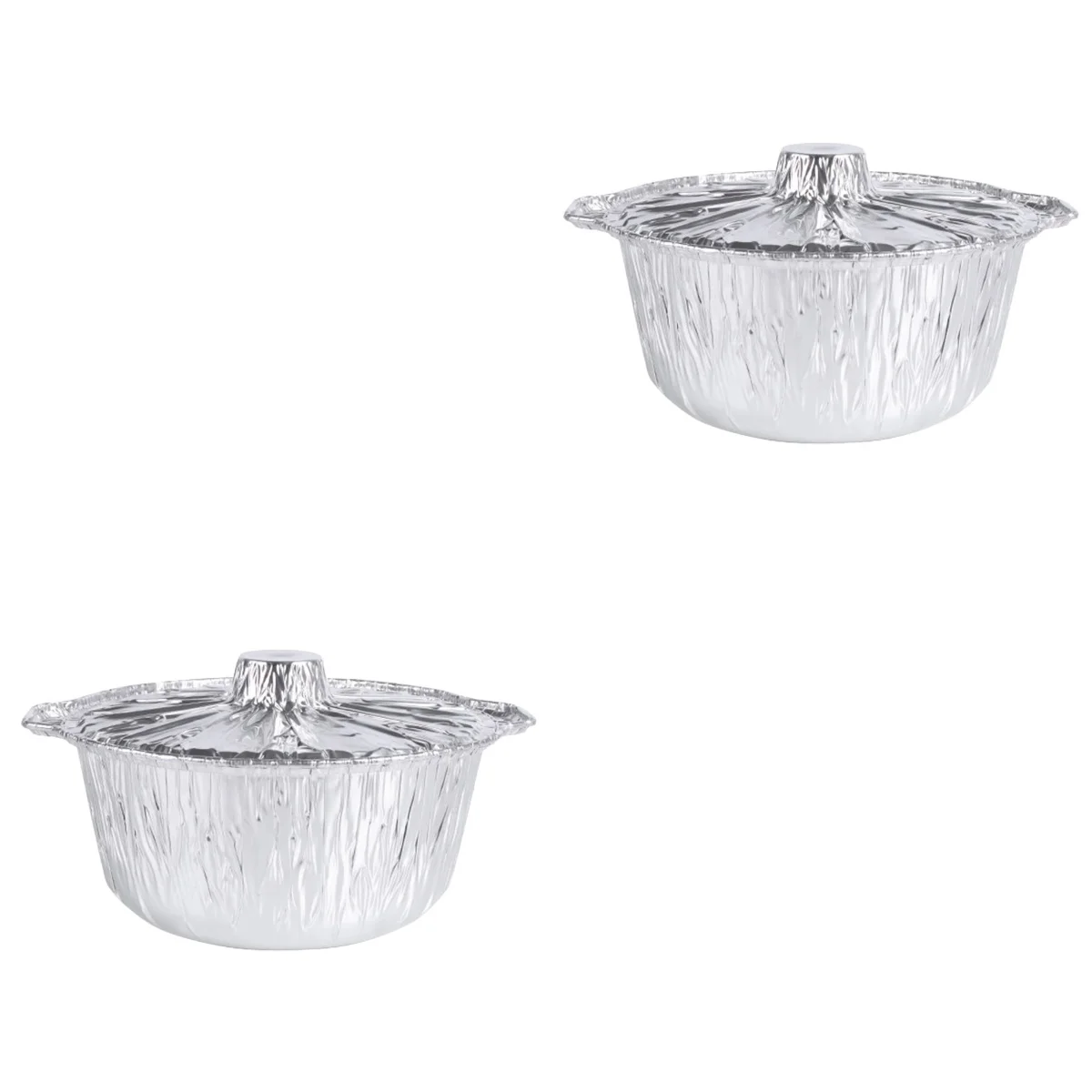 

Disposable Pans Pan Aluminum Bbq Baking Tray Round Lids Potpie Container Bowl Tart Meat Barbecue Cupcakegrill Tin Mini Dishes
