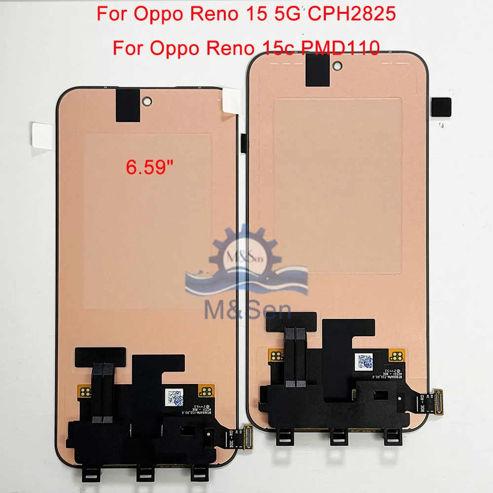 Фото Оригинальный AMOLED-дисплей 6.32 дюйма для Oppo Reno15 Pro 5G CPH2813, LCD-экран 6.59 дюйма для Oppo Reno 15 5G CPH2825/Reno 15c PMD110 с рамкой №3