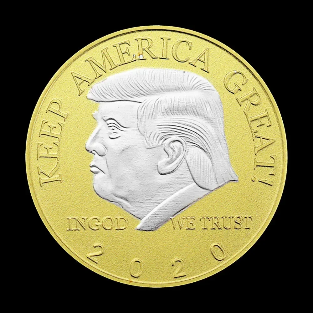 Сувениры Сохранение Америки Великий Дональд Трамп монета и подарки для