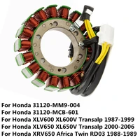motorcycle coil ignition stator magneto fit for honda xlv600 xl600v transalp xlv650 xl650v africa twin xrv650 rd03 xlv 650 600