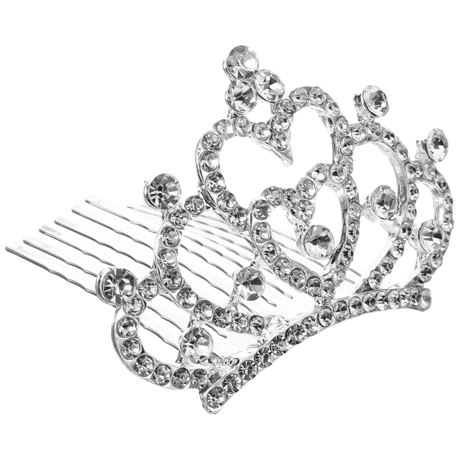 Расческа с хрустальной короной для волос привлекательная тиара головной убор