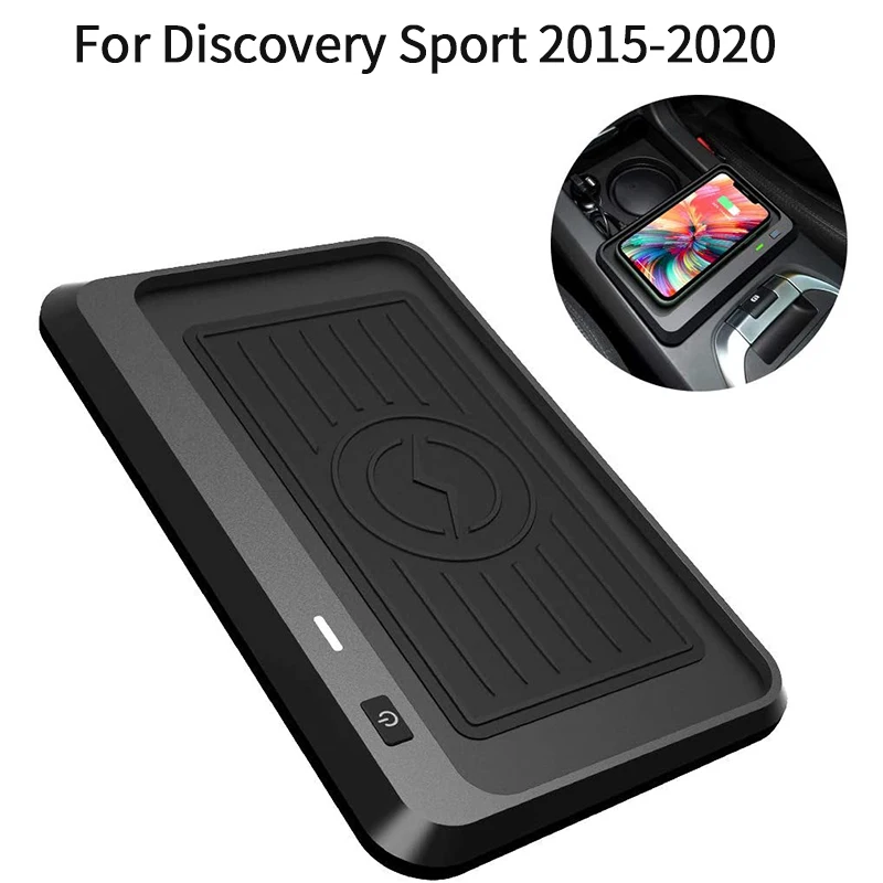 

Wireless Phone Charger For Land Rover Discovery Sport 2015-2020,Center Console Wireless Charging Pad Mat For All QI Enabled Phon