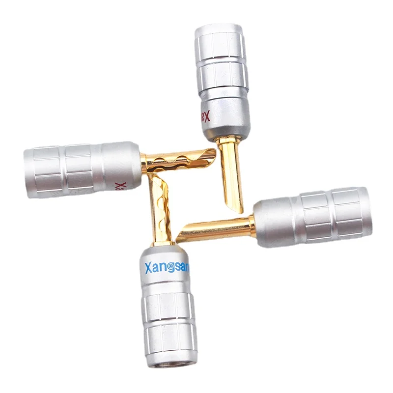 Высокое качество из чистой меди пилообразный штекер типа банан усилитель