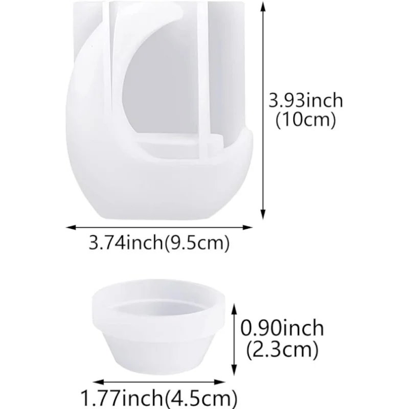 Силиконовая форма сделай сам для подсвечника в виде полумесяца