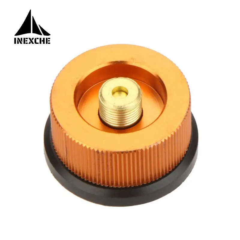 

Outdoor Camping Gas Stove Converter Gas Burner Connector Aluminum Gas Tank Adapter Outdoor Picnic Stove Propane Refill Adapter