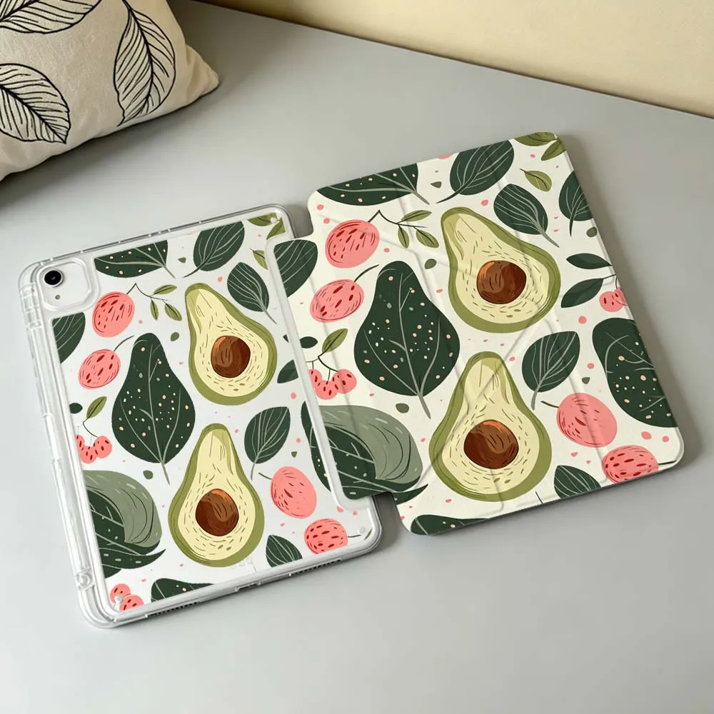 Фото Чехол для планшета Apple iPad Air A16 4 5 11th 10th 7th 11 12.9 13 10.5 дюймов Gen 3Y с иллюстрацией авокадо, мягкий №2