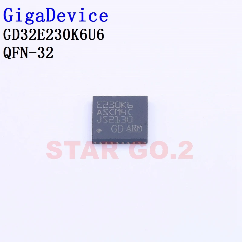 

5PCSx GD32E230K6U6 GD32E230G6U6TR GD32F103CBT6 GD32F130G8U6TR GigaDevice Microcontroller