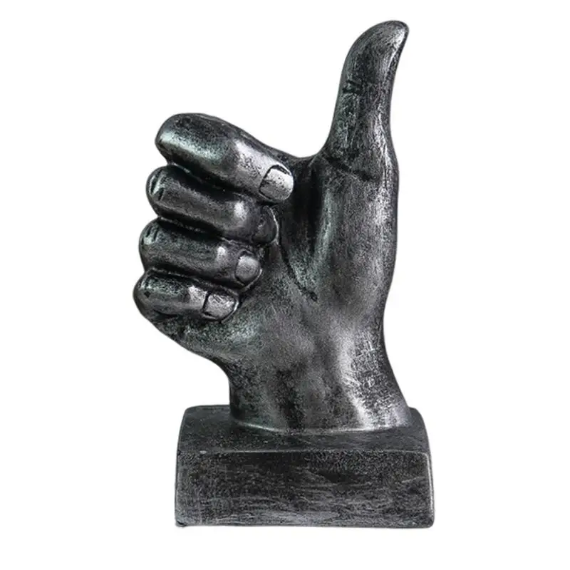 

Peace Hand Sculpture Hand Statues Resin Bedroom Ornaments Home Decor Desktop Ornament For Living Room Bedroom Apartment Dormitor