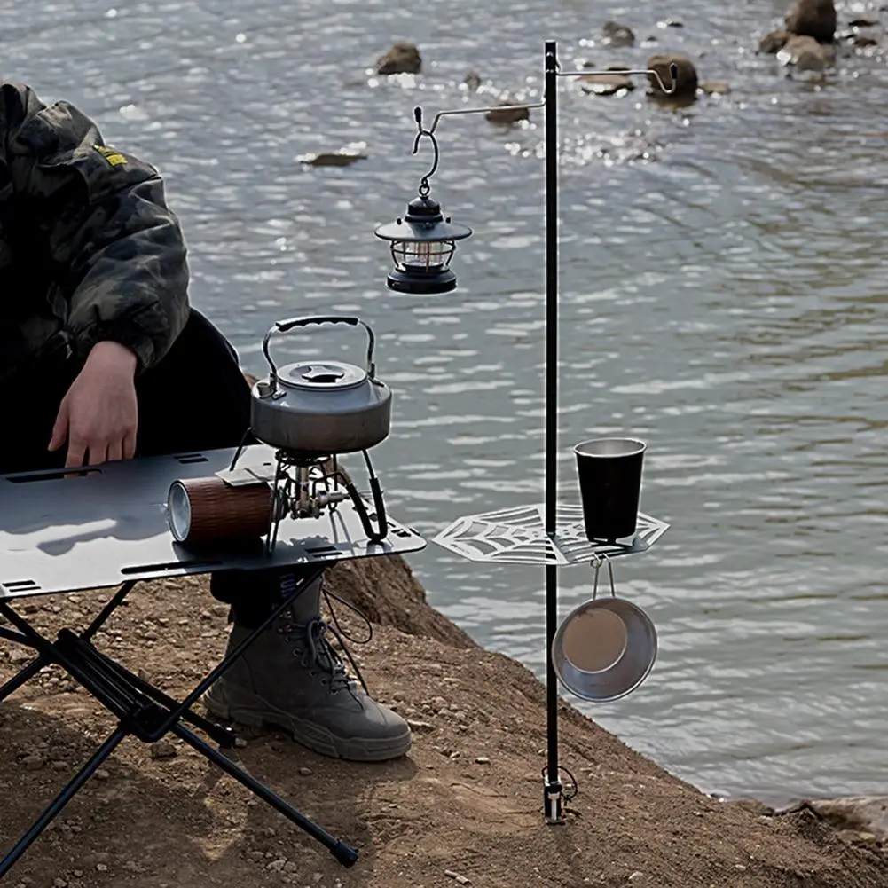 

Reusable High Strength Outdoor Camping Lamp Pole Holder Lamp Pole Holder Stable Strong Load Bearing