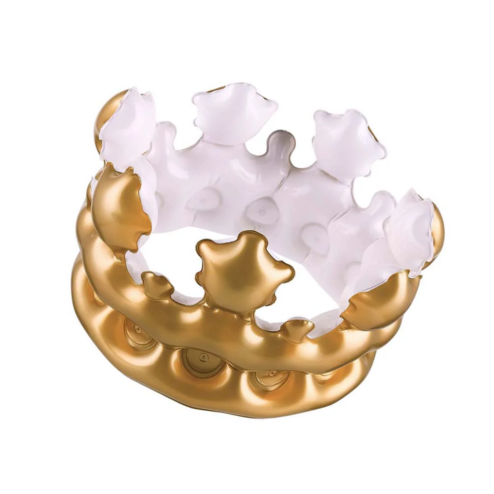 

Inflatable Crown Kids' Costume Hats King Costume Inflatable Adult Headgear Blow Up Kids For Boys Pvc Princess Prince Tiara Baby