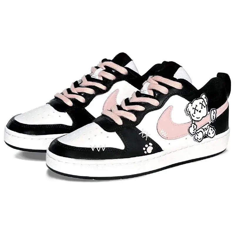 【Customize】Nike Court Borough Skateboarding Shoes Women's Sneakers shoes BQ5448-115