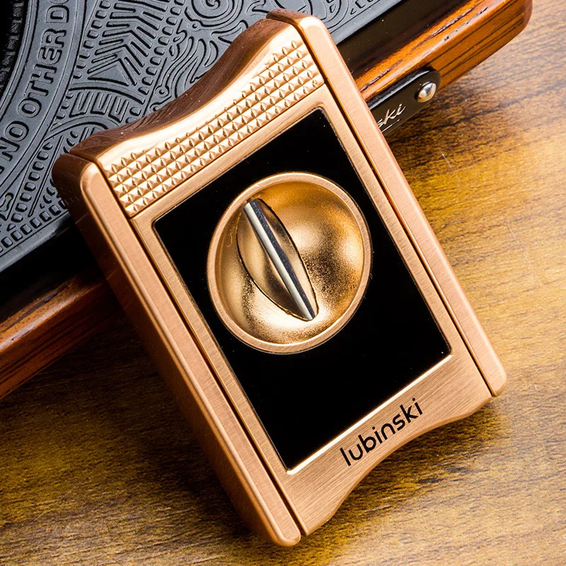 

Metal Luxury Cigar Cutter 2 in 1 V-Cut Cigar holder Scissors Guillotine Sharp Portable Gadgets Cigar Holder Cigar Accessories