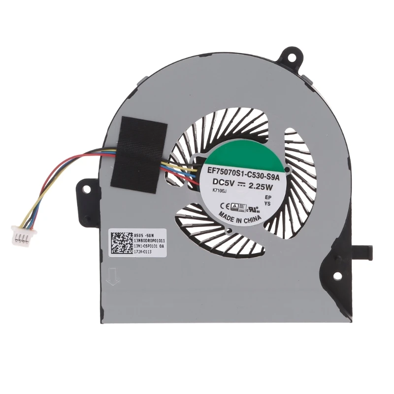 

L43D Original CPU Laptop Fan Cooling Fans For Asus-ROG Strix GL502 GL502VY GL502VM THIN CPU Heatsink Radiator Cooler