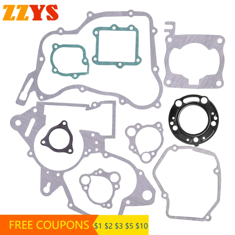 

Двигатель мотоцикла 125cc, полный капитальный ремонт головки цилиндра, прокладка, коврик, Комплект подушек для Honda Bike CR125R 2003 CR125 CR 125 R, набор