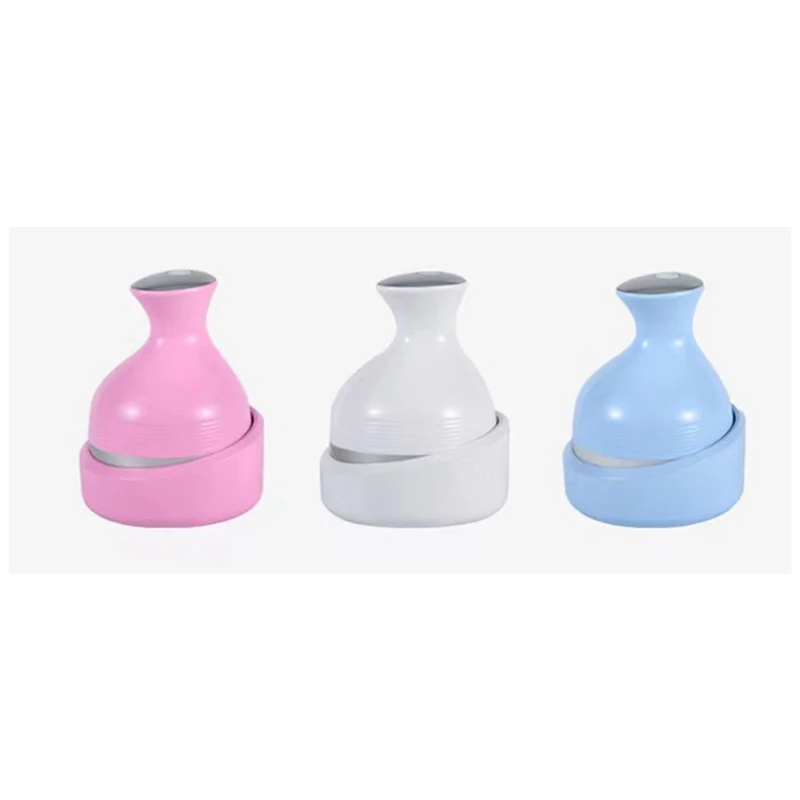 

Массажер для головы с длинным захватом, домашний портативный водонепроницаемый массажер, перезаряжаемый мини-массажер белого цвета