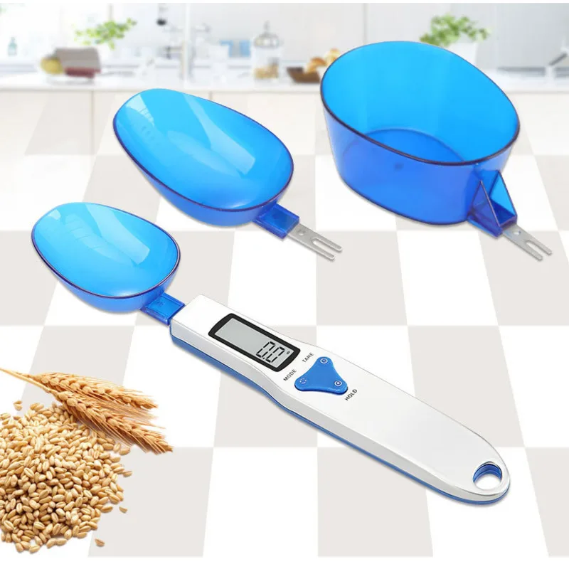 

Portable Three Spoon Version Kitchen Scale Electronic Scales 300g/500g 0.1g Spoon New Food Ingredients Spoon Scales Mini Gift