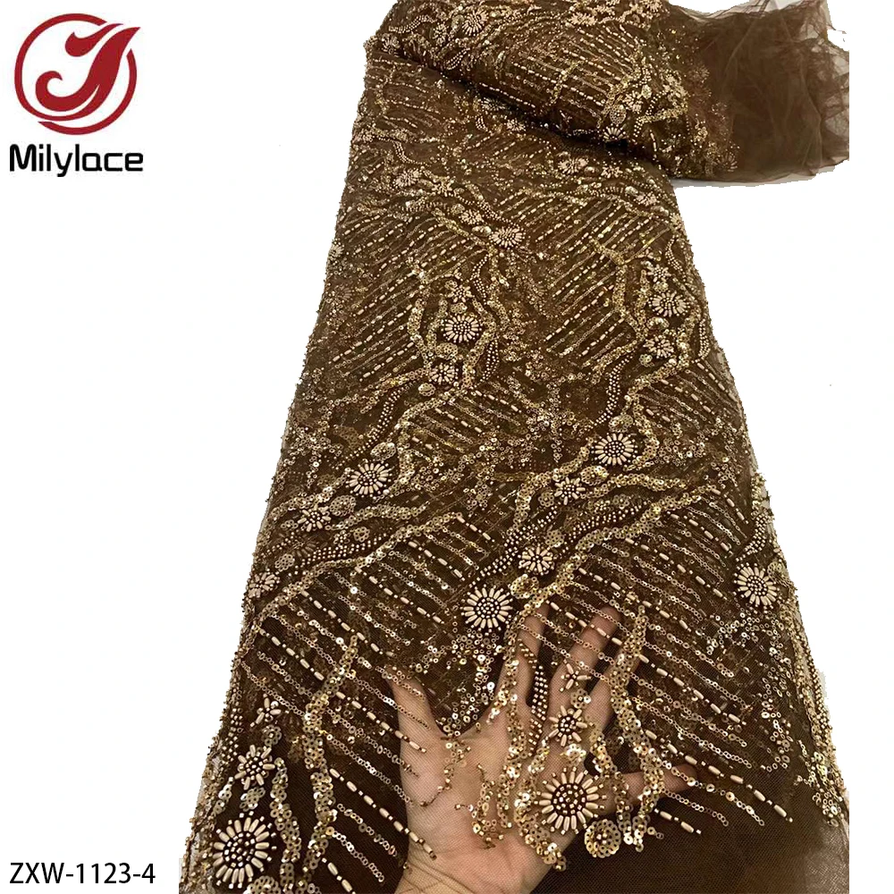 Новинка африканские блестки кружево высокого качества кружевная вышивка