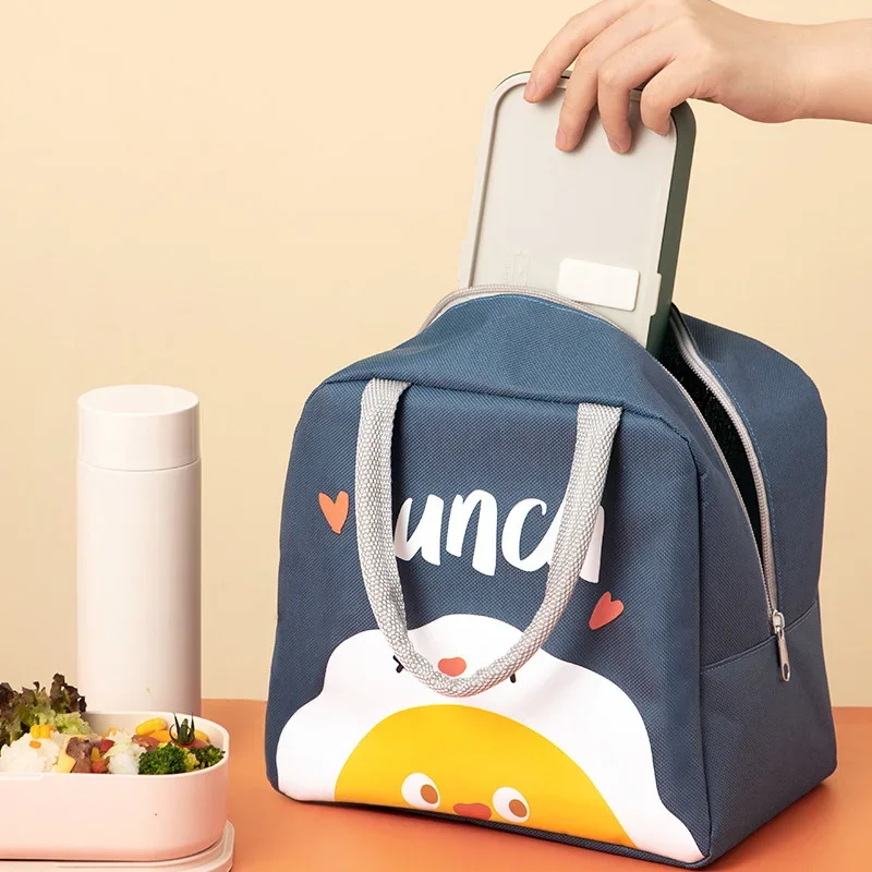 

Милый мультфильм холст изолированная сумка для обеда путешествия Офис еда термальные сумки для мужчин и женщин портативный Повседневный мешок холодильника аксессуары