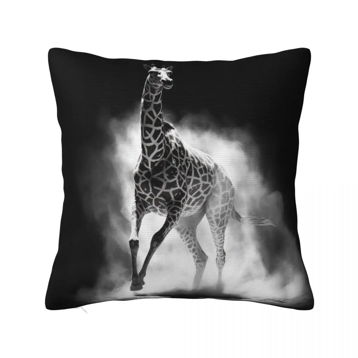 

Giraffe Pillow Case Light Sketch Polyester Hugging Pillowcase Zipper Summer Kawaii Cover