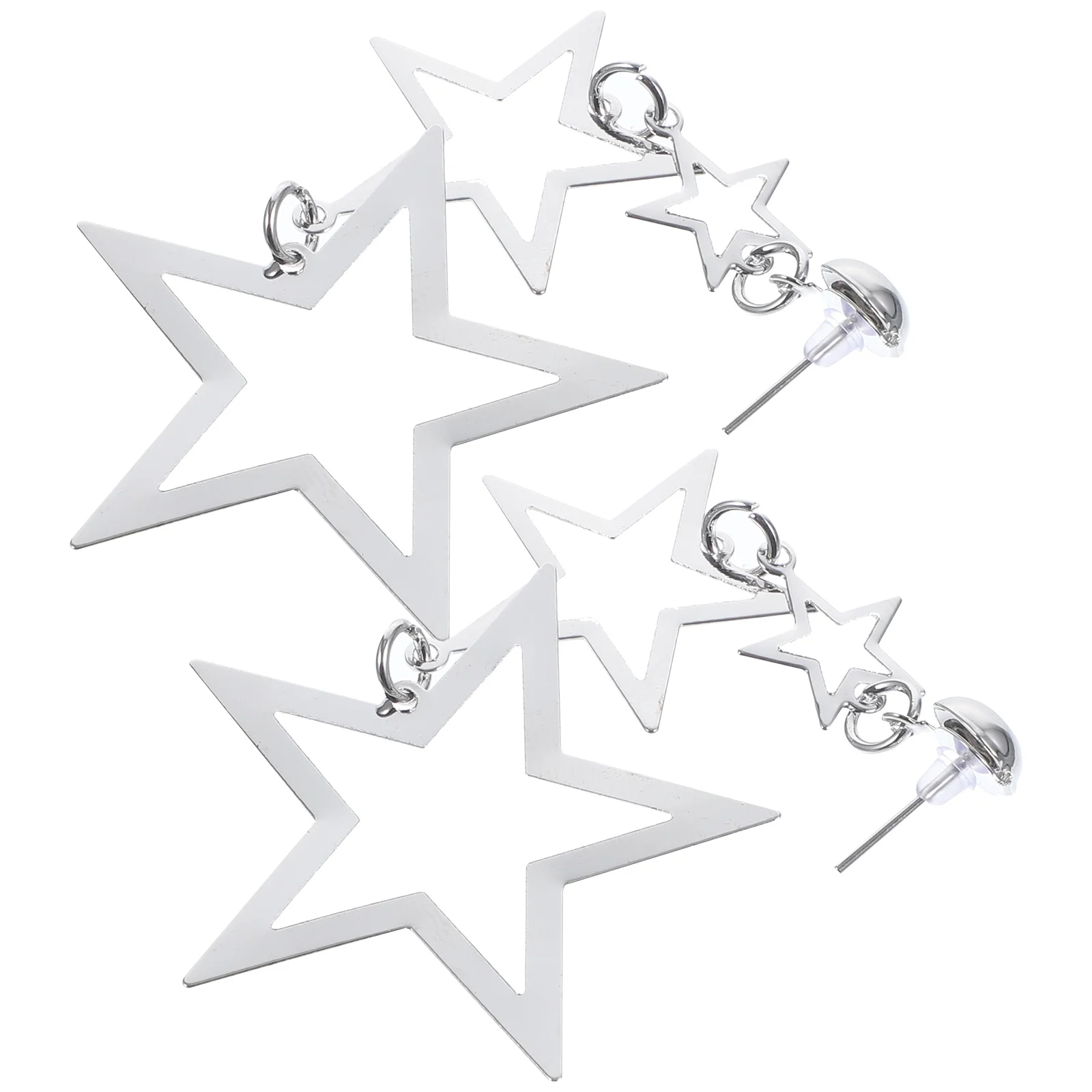 

Star Earrings Small Fashion Temperament Elegant Iron Metal Simple Miss Geometric