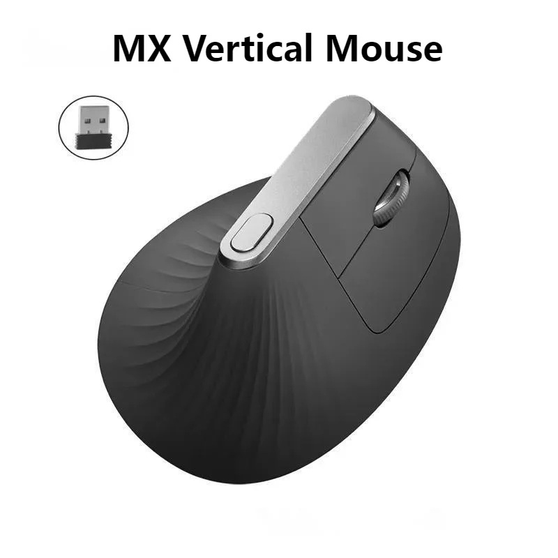 2 4G + Bluetooth двухрежимная перезаряжаемая эргономичная вертикальная мышь офисная