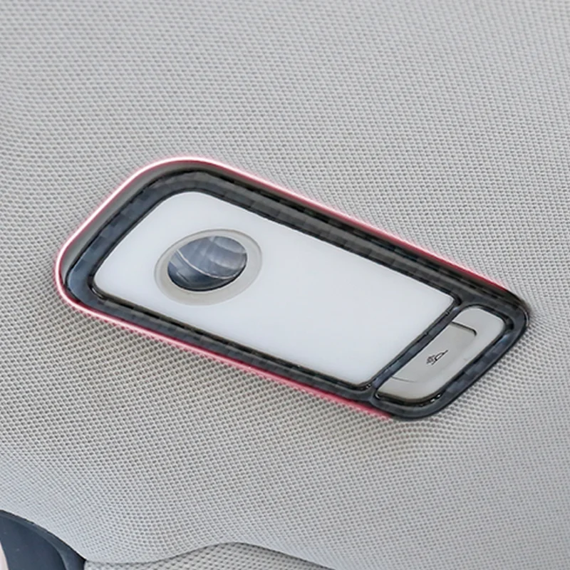 2 шт./комплект, декоративная рамка из углеродного волокна для автомобильной лампы для чтения Audi Q5