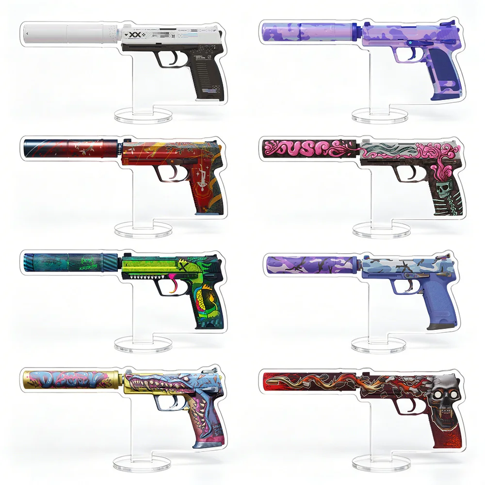 Фото Counter-Strike 2 Pistois USP S Skins Printstream Whiteout Kill Confirmed The Traitor Orion Акриловая подставка-брелок для стола №1