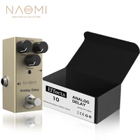naomi warm and natural tube overdrive effect sound processor portable accessory for guitar and bass