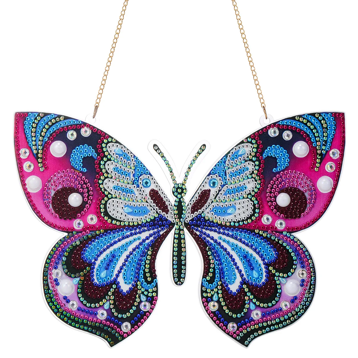 

Diamond Painting Butterfly Door Sign Crystal Pendant DIY Diamond Mosaic Art Crafts Hanging Ornament Home Wall Door Decoration