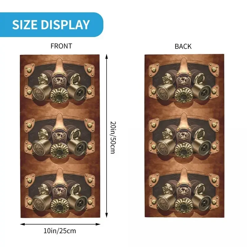 Шлем в стиле стимпанк Зимняя повязка на голову обогреватель шеи для мужчин и