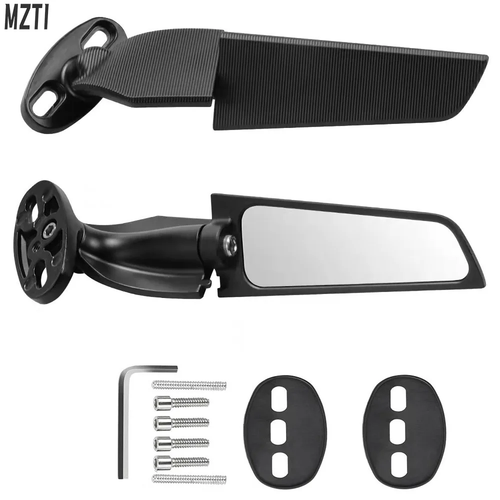 Регулируемое вращающееся зеркало заднего вида для мотоцикла YAMAHA YZF FZ6R R25 R3 R125 R15 V3 R65 LE Регулируемое вращающееся зеркало заднего вида для мотоцикла YAMAHA YZF FZ6R R25 R3 R125 R15 V3 R65 LE