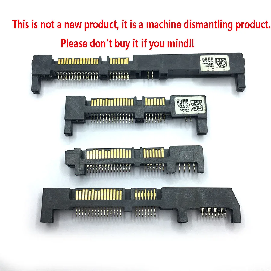 

5-10PCS SATA Connector Plug 4p+22p SSD HDD Adapters Connectors 4pin+7pin+15pin 26p Seagate hard disk