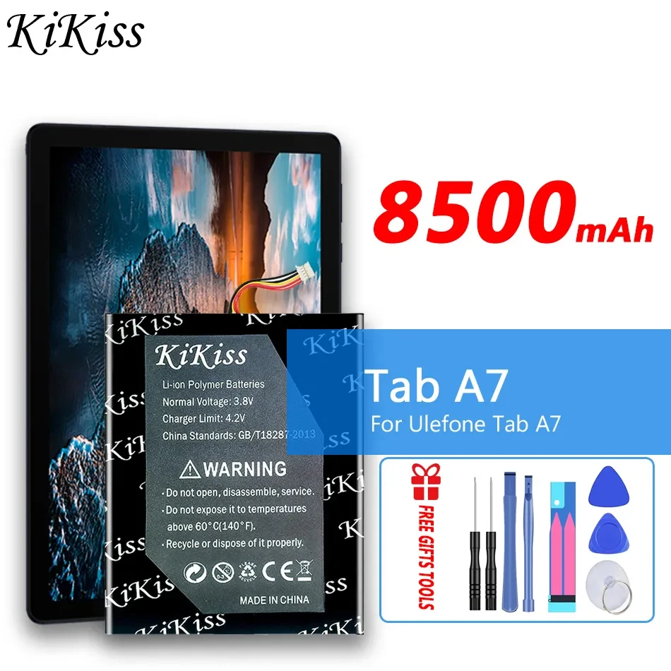 

Аккумулятор KiKiss 8500 мАч для Ulefone Tab A7, сменная батарея