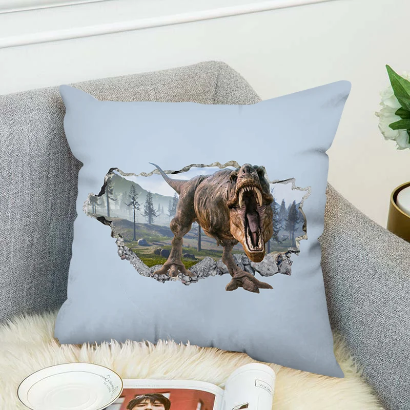 

Аксессуары для наволочек, подушек, динозавров, стульев, 50x50, декоративная наволочка, наволочки 40*40, Декор 45*45, чехлы