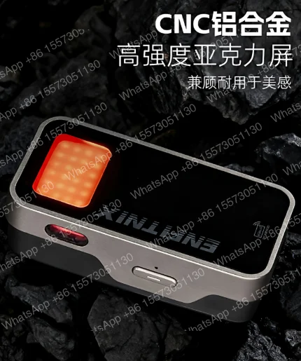 Фото Интеллектуальный радарный задний фонарь ENFITNIX Yinghao для велосипеда с датчиком торможения, ярким предупреждающим светом и функцией ночной подсветки для безопасной езды. №5
