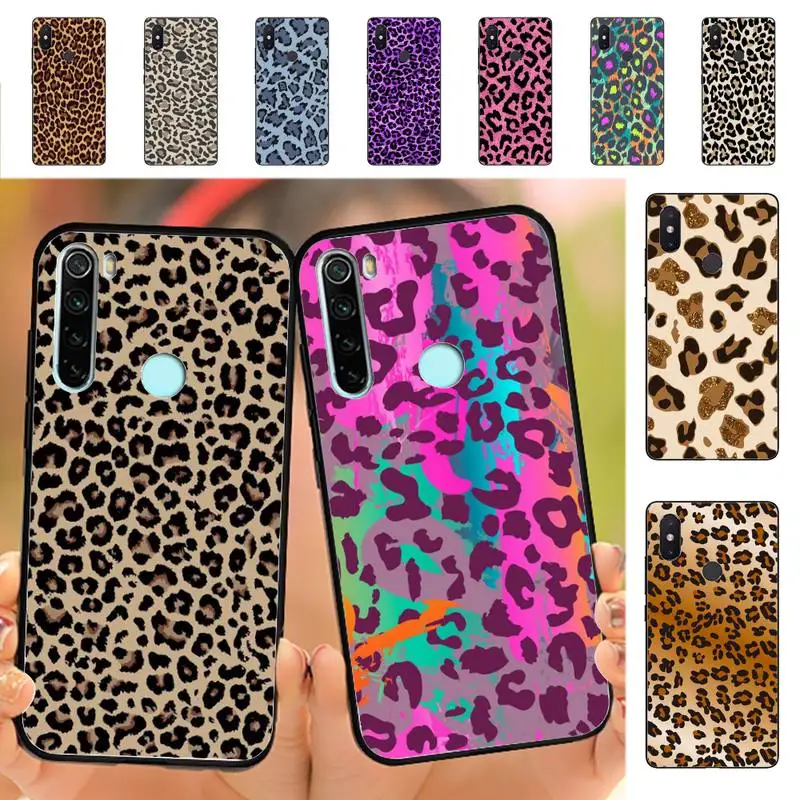 

Leopard print Phone Case for Redmi Note 8 7 9 4 6 pro max T X 5A 3 10 lite pro
