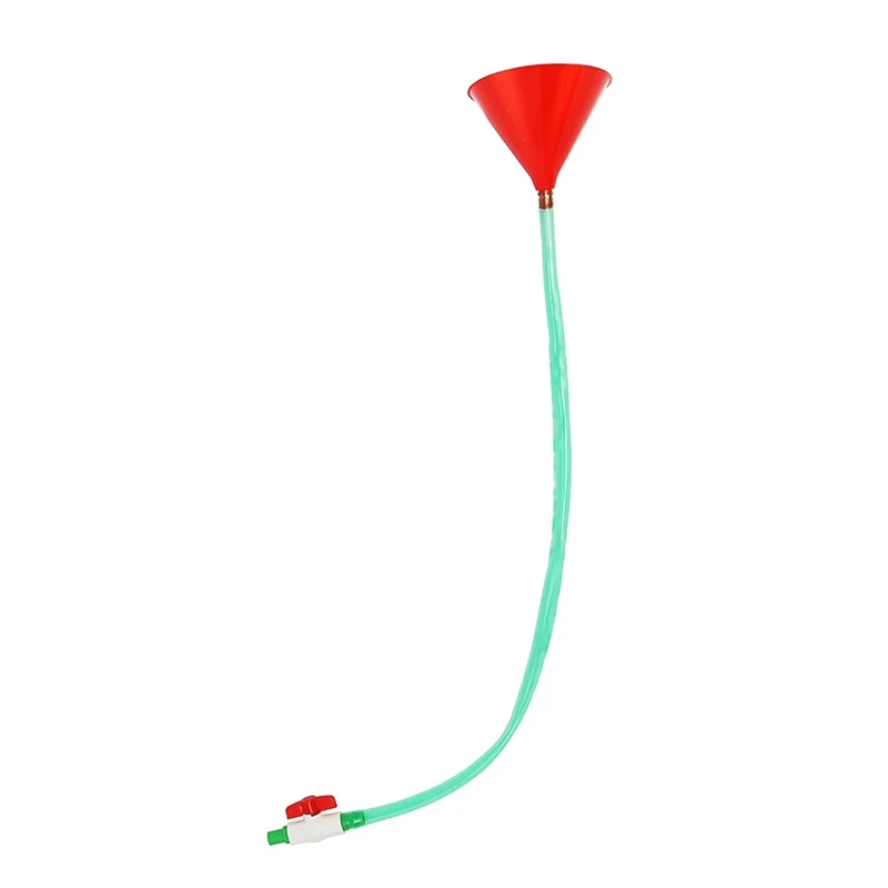 

Promotion! Plastic Filling Funnel Beer Funnel Wine Liquid Pipe Tube Plastic Valve Hose For Birthday Beer Festivals Drinking Part