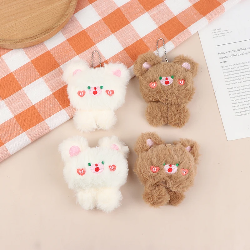 

Cute Bear Plush Brooch Pin Badge Diy For Women Party Jewelry Keychain Couple Gifts Accessories Kids Plush Bear Key Chains