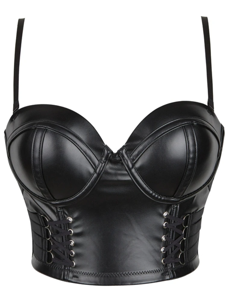 

Sexy Black Transparent Bra Mesh Push Up Bralet Women Tube Top Corset Bustier Bra Club Party Crop Top Lingerie Large Size Corset