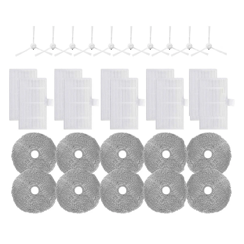 

Для Uwant U200 / U200 Pro Аксессуары для робота-пылесоса боковая щетка Hepa Filter Mop Cloth