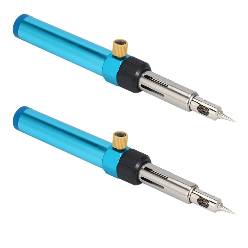 

2X Gas Blow Torch Soldering Solder Iron Pen Butane Cordless Welding Pen