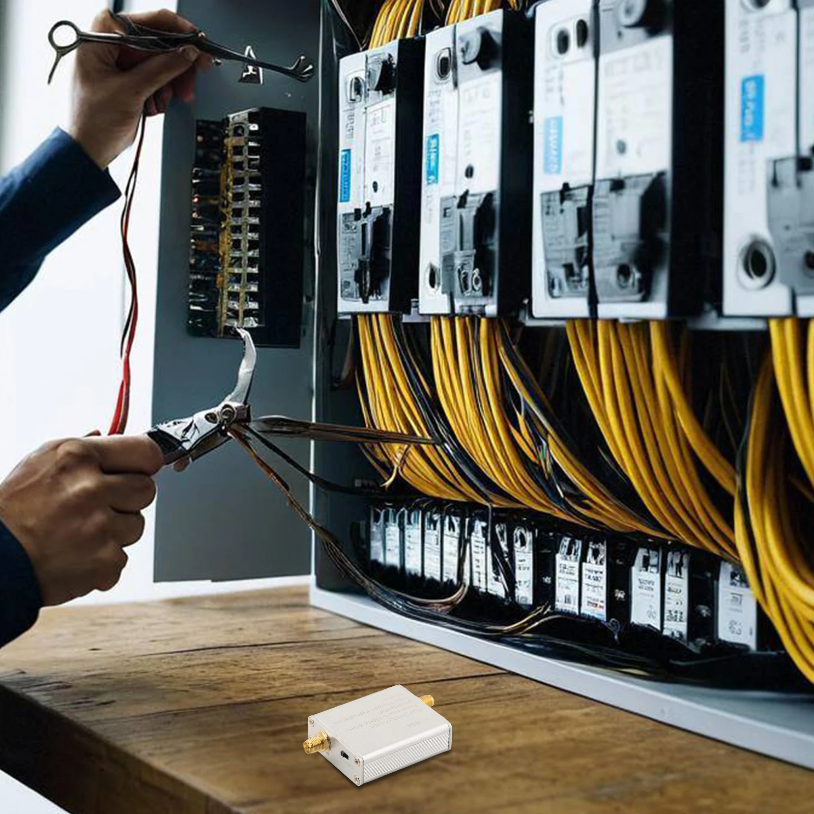 1 шт. HT004 0 МГц-6 ГГц 50 Ом малошумящий мегафонный модуль 20 дБ с USB-кабелем для